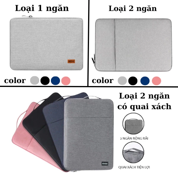 Túi Đựng Laptop, Túi Chống Sốc Macbook Ultrabook 13inch - 14inch - 15inch - 16inch nhiều loại.